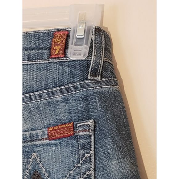 Women's, 7 For All Mankind, 30, 30W x 37L, Light Blue - Picture 6 of 6